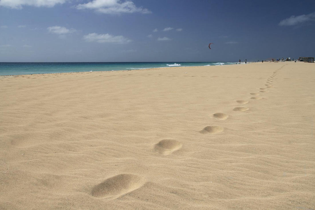 Sand on a beach