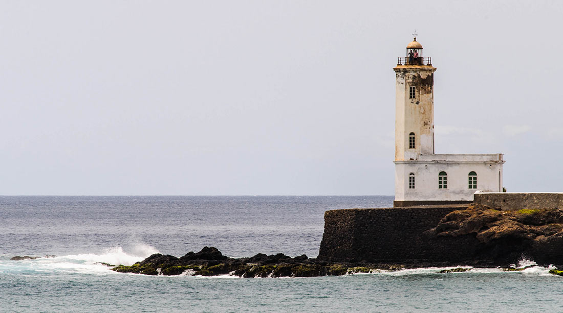 Lighthouse in the city of Praia