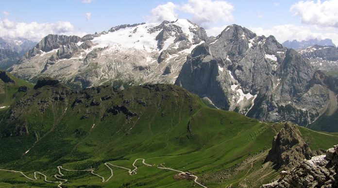 Marmolada: unique and picturesque Queen of the Dolomites