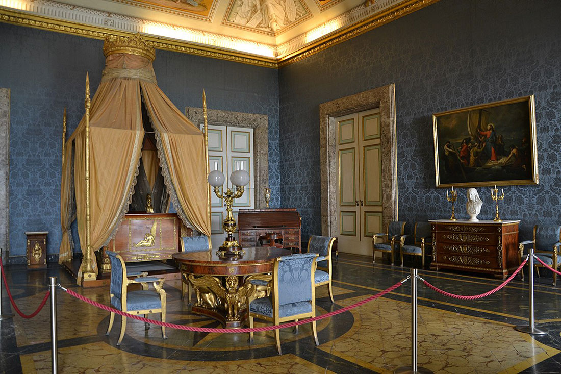 Bedroom in the Royal Palace of Caserta
