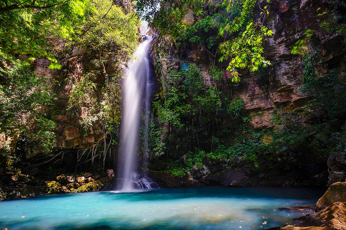 Bajos del Toro waterfalls in Costa Rica