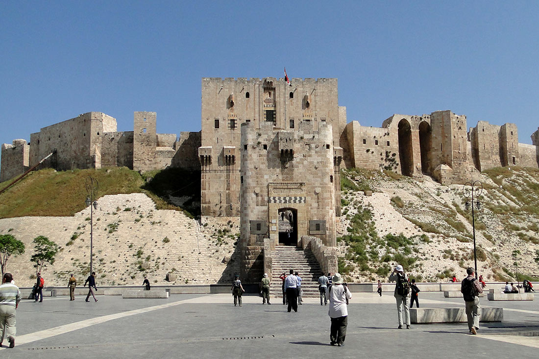 The citadel of Aleppo