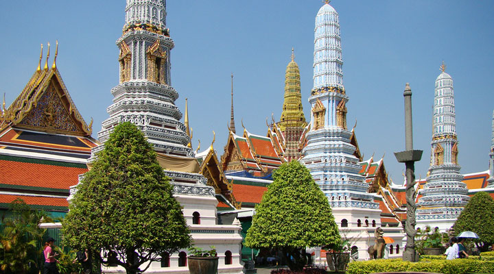 Grand palace in Bangkok: one of the most striking architectural ensemble in the world