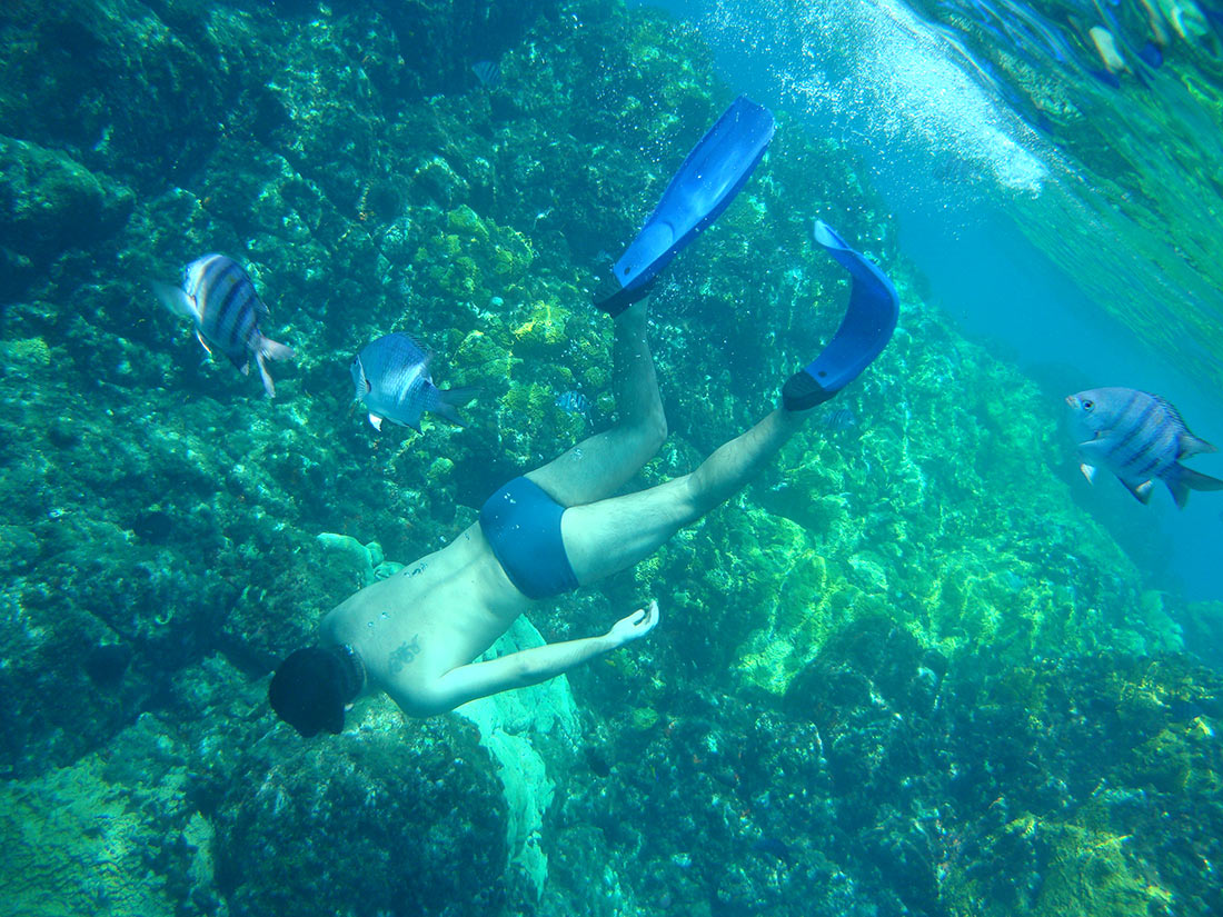 Diving in Praia do Sancho