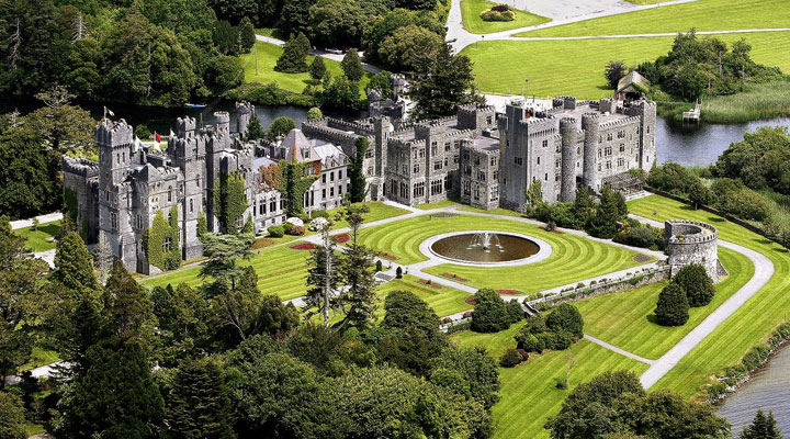 Ancient Ashford castle: one of the most elegant castles of Ireland
