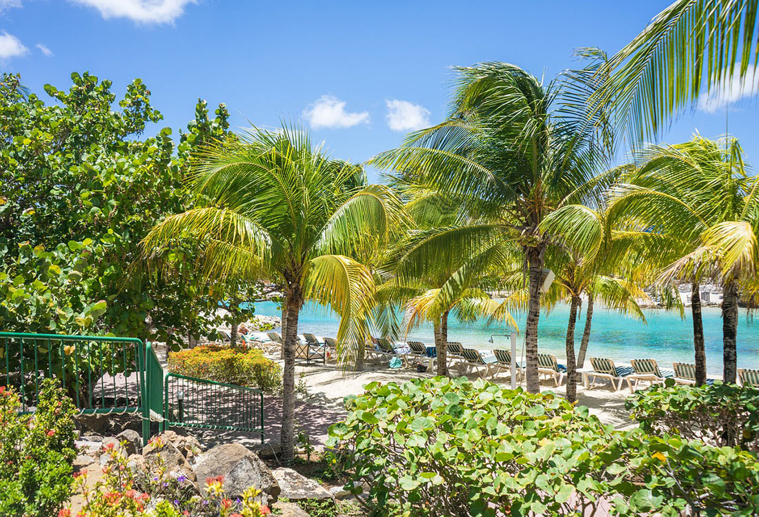 A beach on the Island of Curaçao