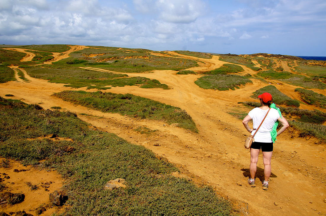 Papakolea green sand beach