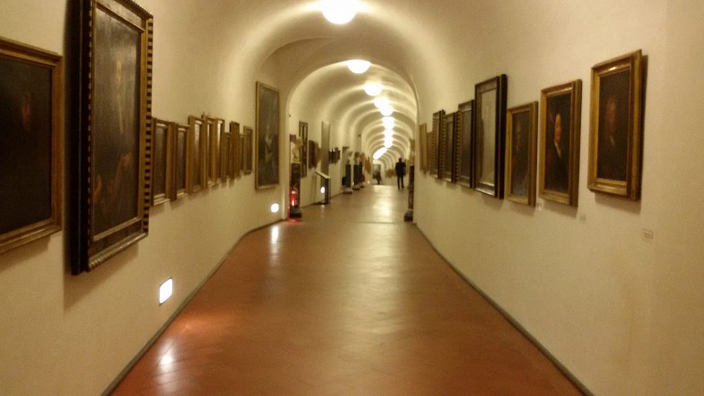 The Vasari Corridor this secret place in Florence is in front of