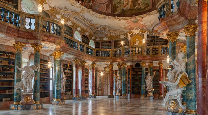 Wiblingen Abbey and its unique library: a baroque masterpiece famous all over the world