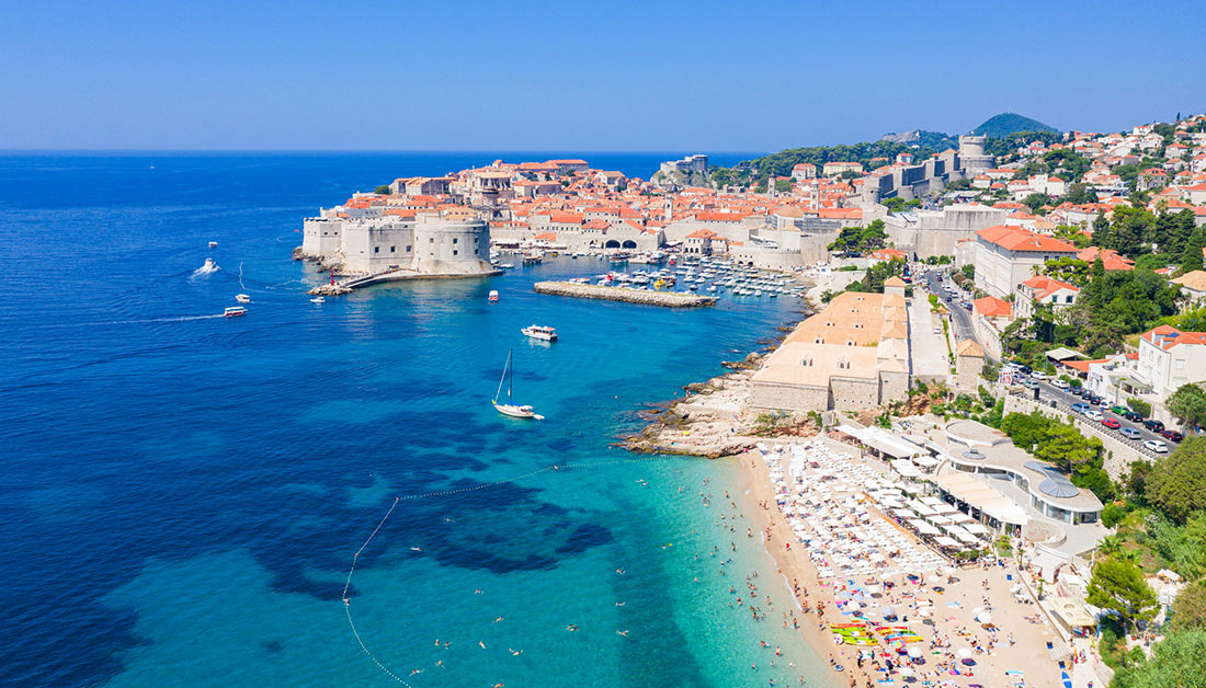 Plaža Banje in Dubrovnik