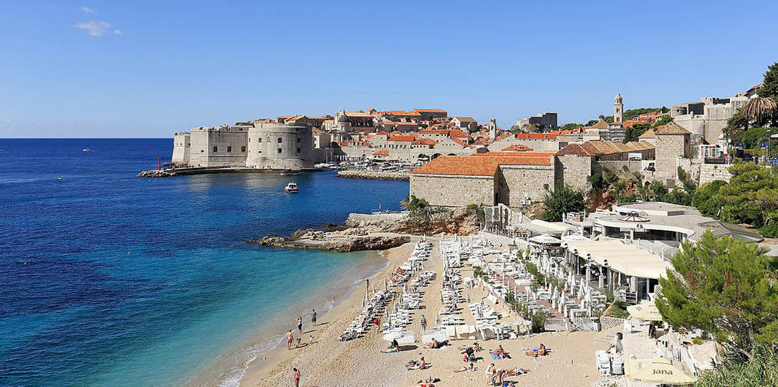 Plaža Banje in Dubrovnik