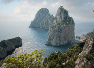 Island of Capri: world famous holiday destination of the Roman emperors