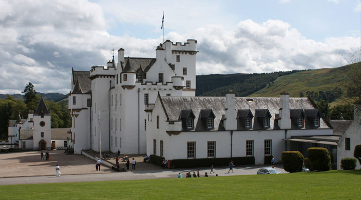 Blair Castle is one of the most beautiful and unique in Scotland.