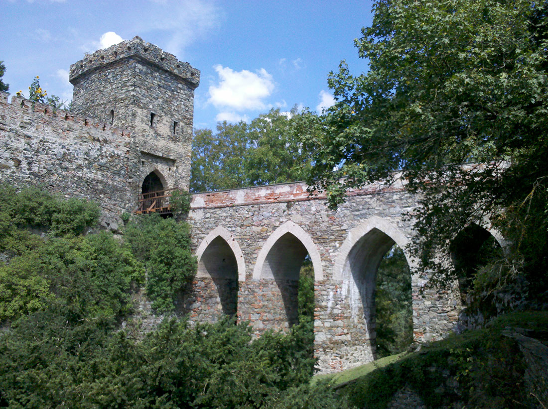 Bascule bridge of the Bitov Castle