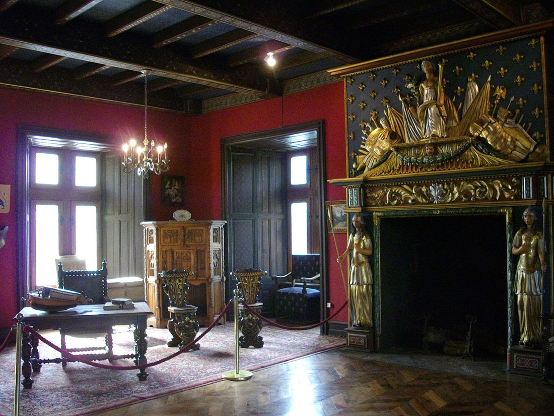 Interior of the Château de Val