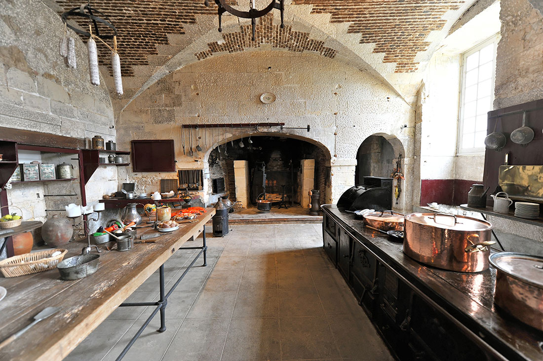 Kitchen at the Château de Valençay