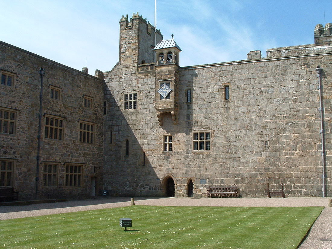 Chirk Castle courtyard