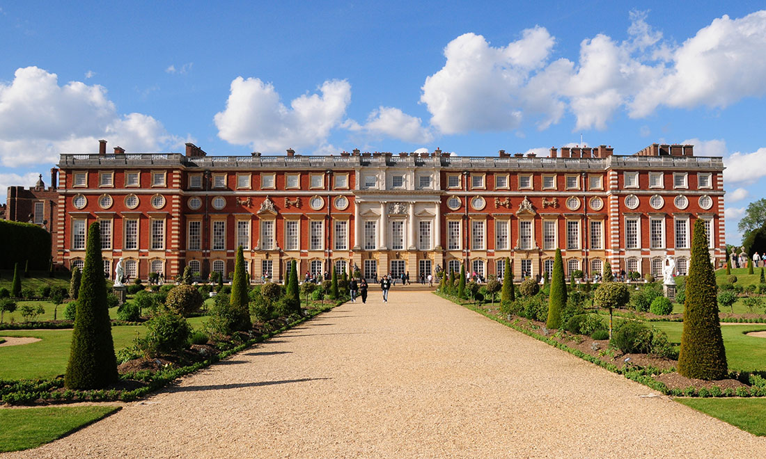 Hampton Court Palace from the Privy Garden
