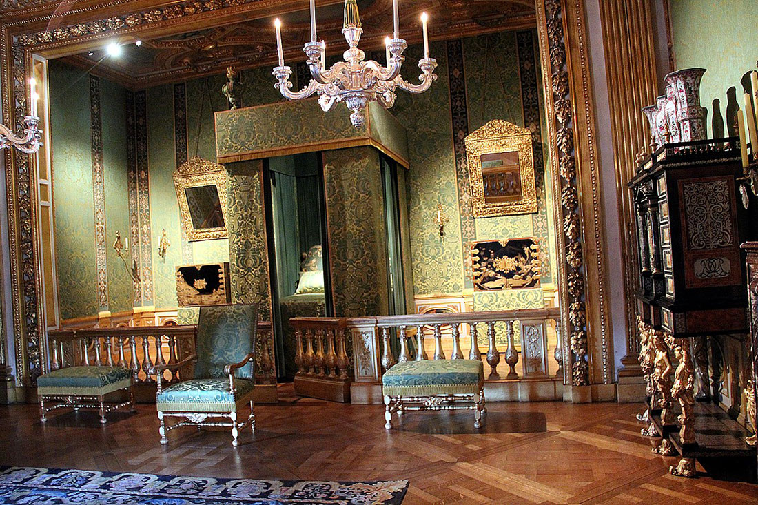 Interior of the palace of Vaux-le-Vicomte