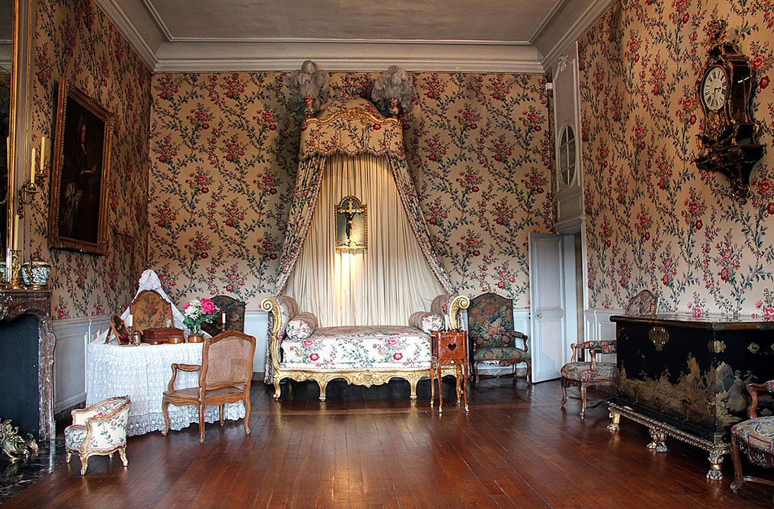 Interior of the palace of Vaux-le-Vicomte