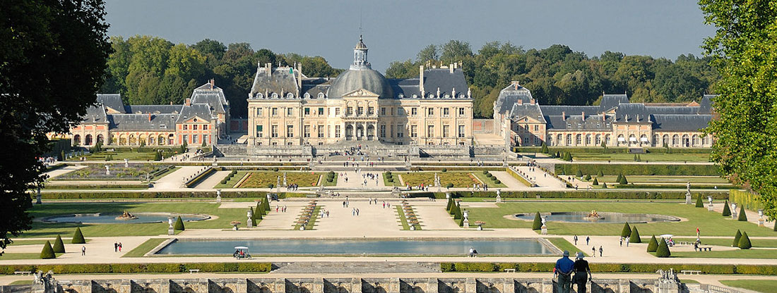 General view of the castle of Vaux-le-Vicomte