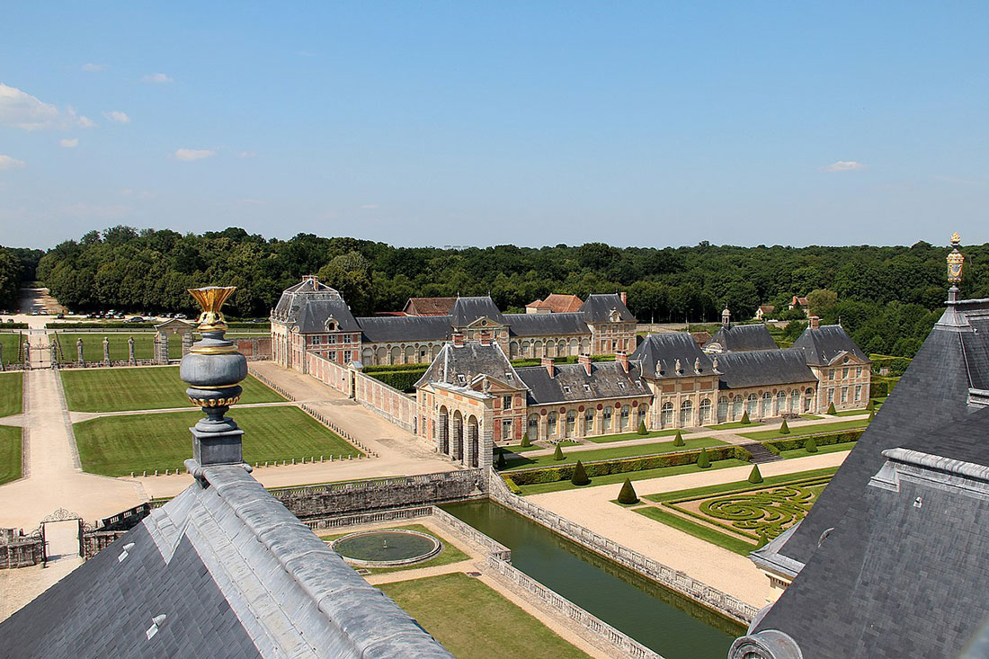 Bournes yard, farm and outbuildings of the castle of Vaux-le-Vicomte