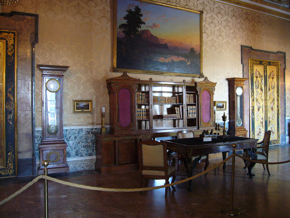 Interior of the Royal Palace of Naples