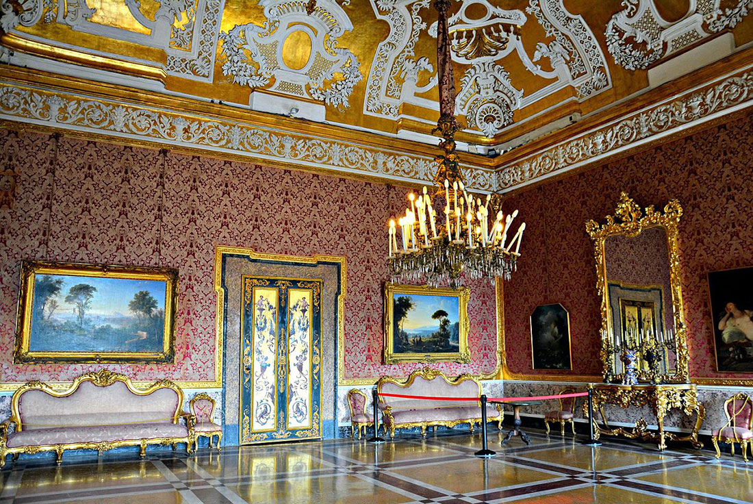 Interior of the Royal Palace of Naples