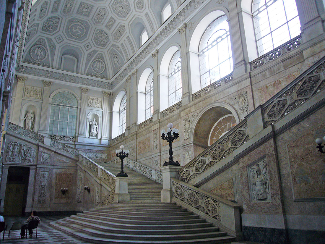 Interior of the Royal Palace of Naples