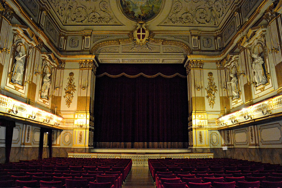 Interior of the Royal Palace of Naples