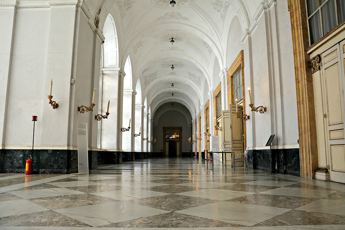 Interior of the Royal Palace of Naples