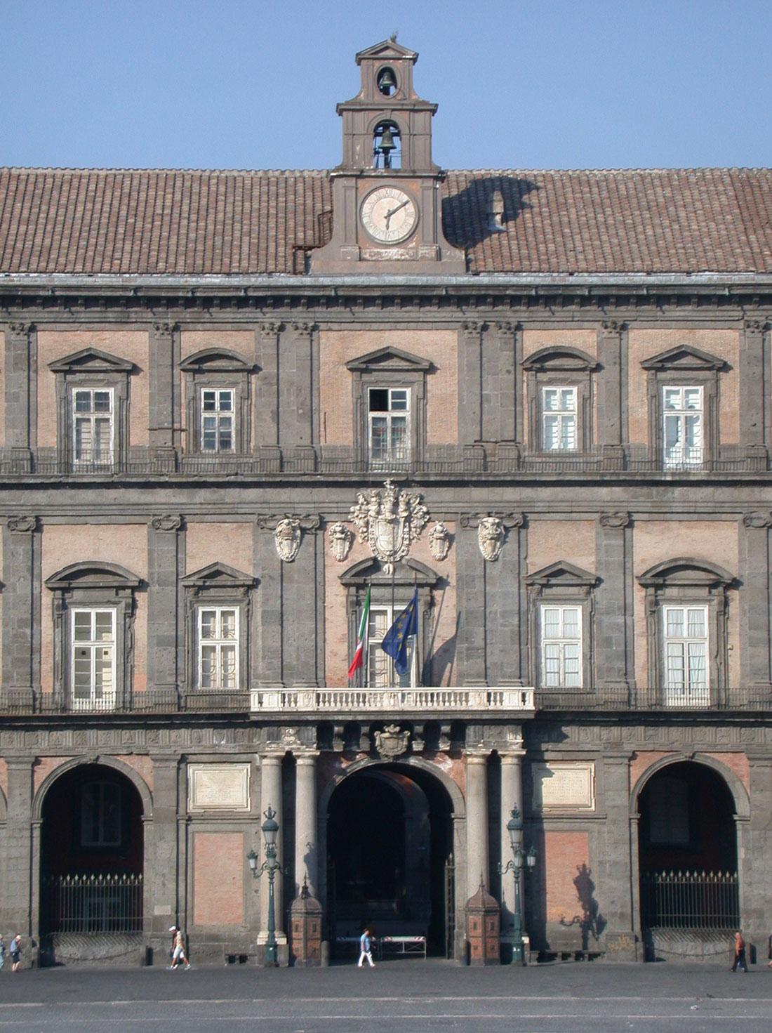 Entrance to the Royal Palace of Naples