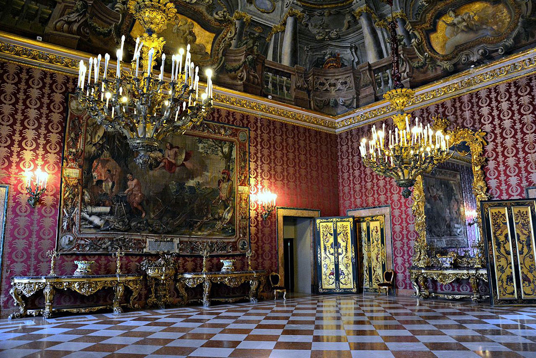 Interior of the Royal Palace of Naples