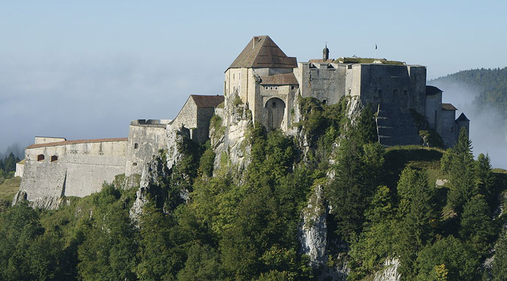 Château de Joux: one of the most impressive and interesting castles in the Franche-Comté region