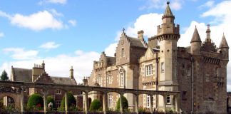 Abbotsford House: the home of the historical novelist and poet Sir Walter Scott