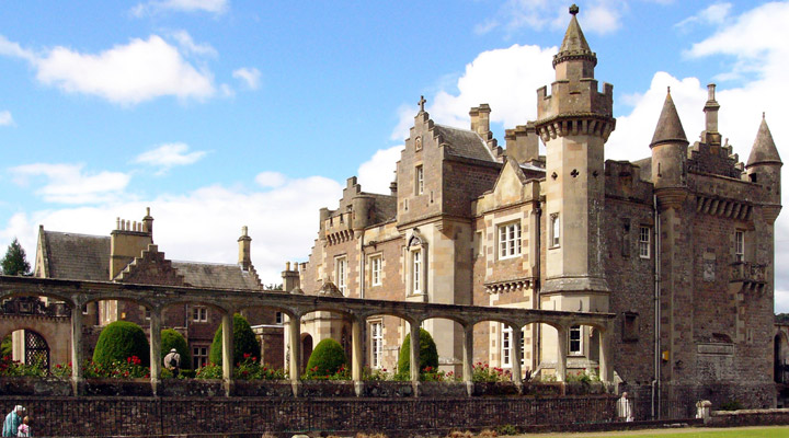 Abbotsford House: the home of the historical novelist and poet Sir Walter Scott
