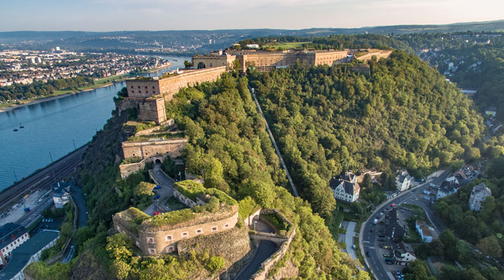 Ehrenbreitstein Fortress: an ancient “Guard on the Rhine”