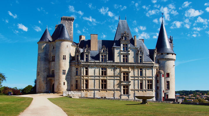 La Rochefoucauld castle: one of the finest Renaissance castles in France