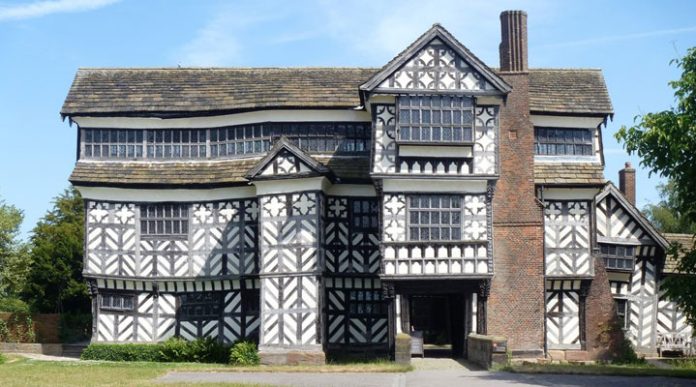 Little Moreton Hall: a delightful symphony of wooden timber frames